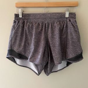 Lululemon hotty hot 4” shorts graphite grey sz 10 tall